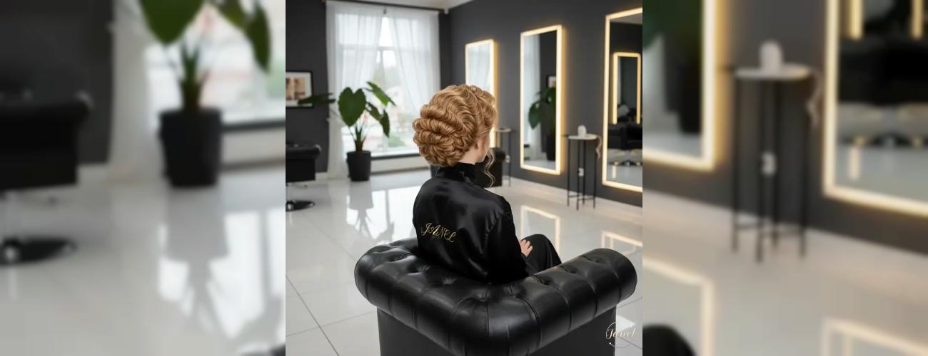 جادوی حجم‌دهی به موهای نازک؛ رازهای بهترین شنیون مشهد در سالن جانل