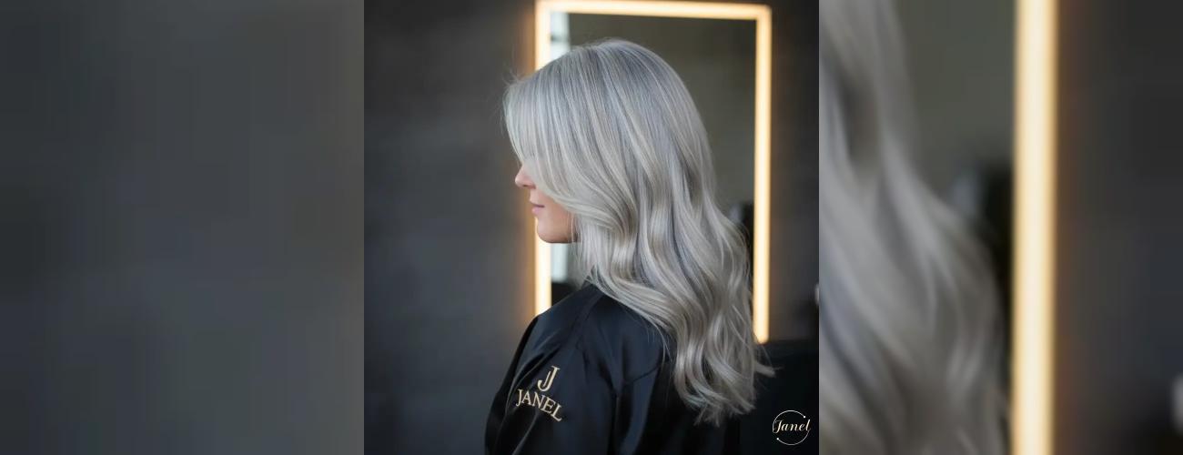 گری بلندینگ (Gray Blending) خداحافظی با رنگ ریشه و سلام به جذابیت موی سفید