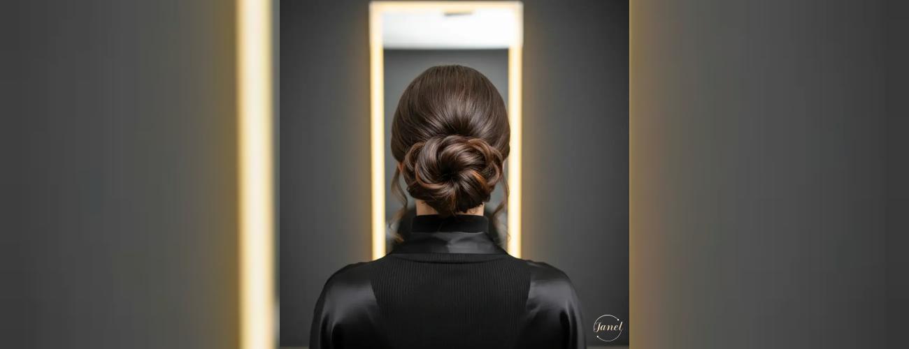 جذاب‌ترین مدل شینیون اروپایی پایین (Low Bun) انتخابی مینیمال برای عروس‌های خاص + خدمات شینیون اروپایی در مشهد