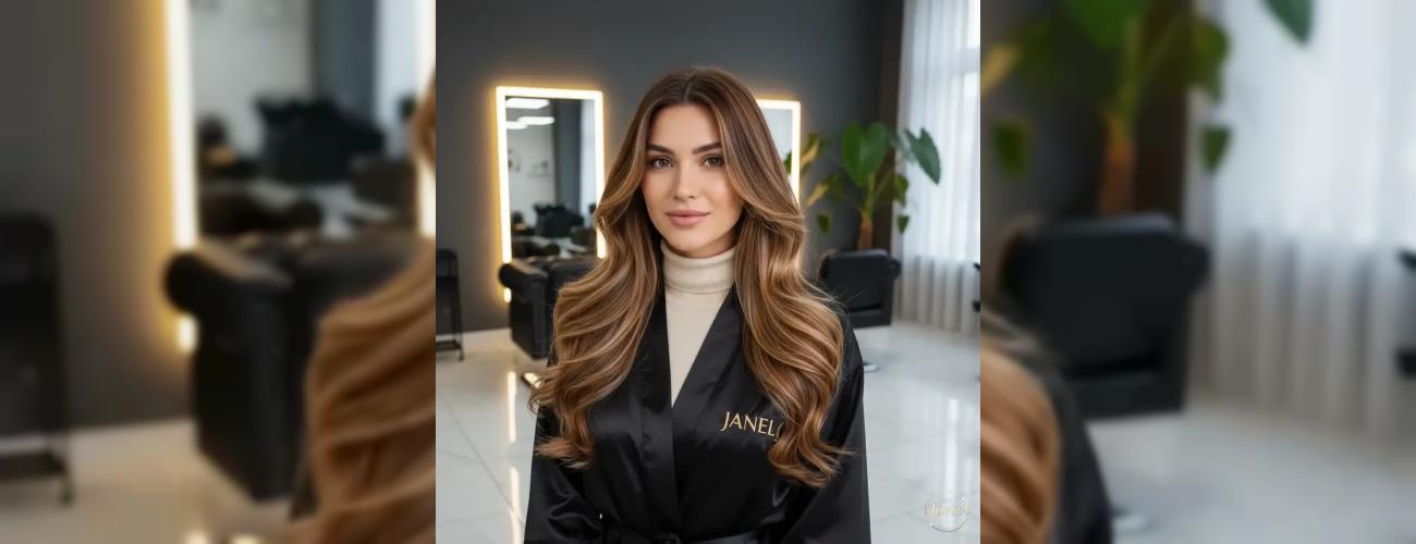 هایلایت کاراملی در مشهد جدیدترین ترند رنگ و لایت ۱۴۰۴  سالن زیبایی جانل