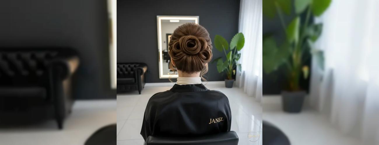 ۱۰ مدل شنیون شیک و جدید برای مادر عروس و داماد: اوج وقار و زیبایی در سالن جانل