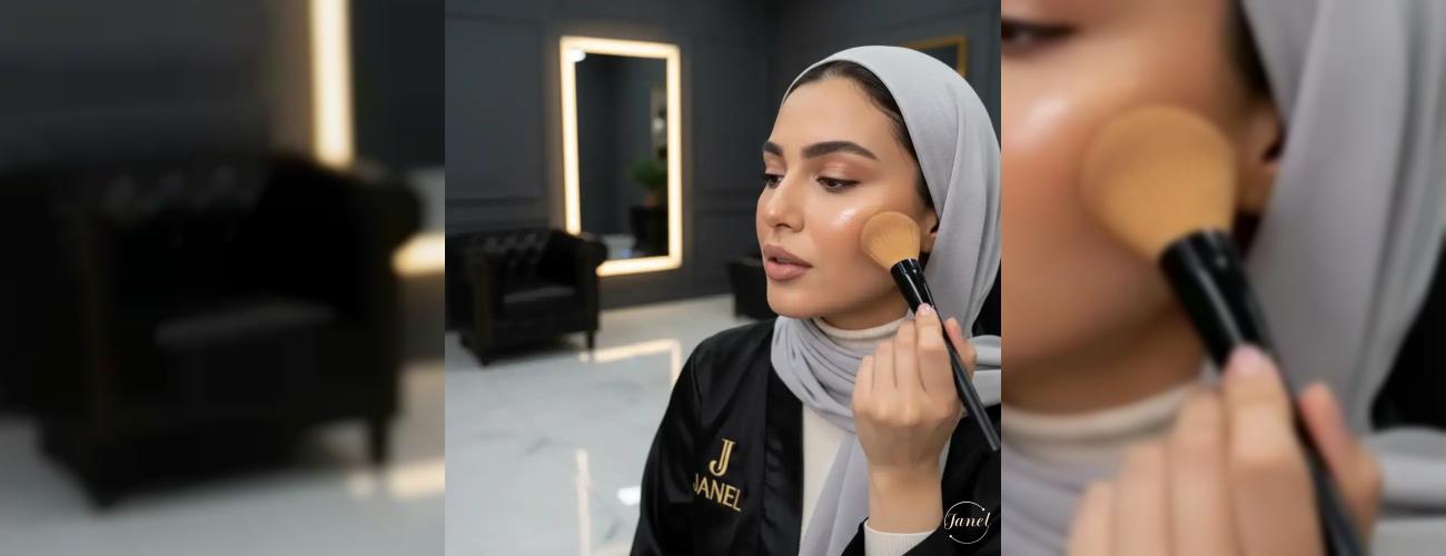 کانتورینگ خیس یا خشک؟ راز زاویه‌سازی حرفه‌ای صورت متناسب با پوست شما در سالن جانل