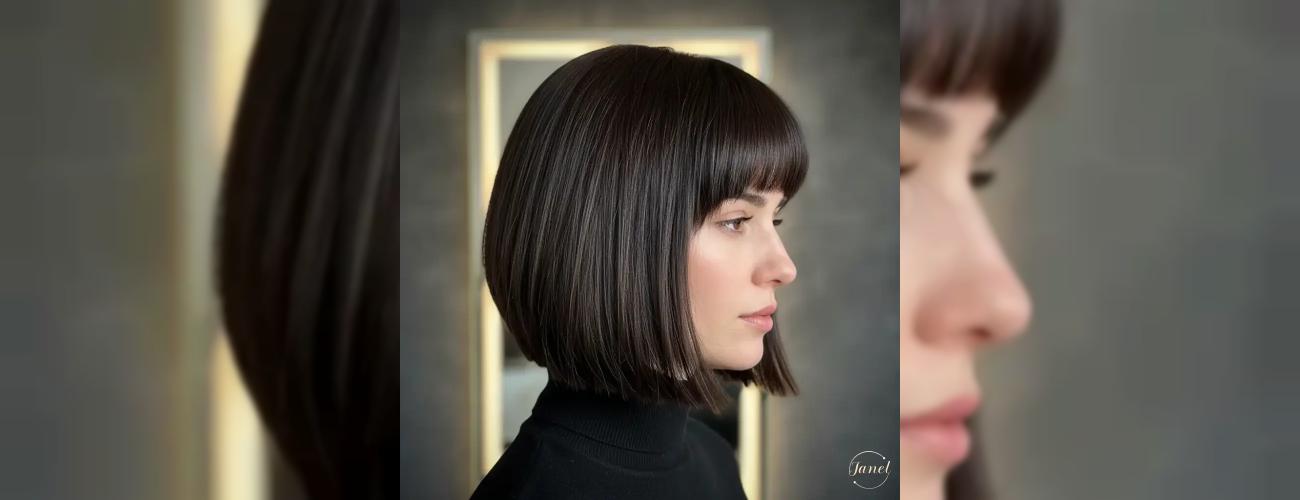 مدل موی فرنچ باب (French Bob) بازگشت شکوه استایل پاریسی با چتری و خط فک