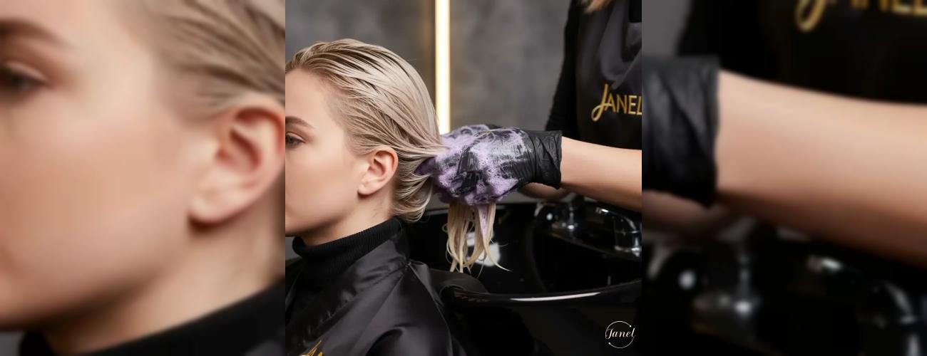 خدمات رنگساژ مو در مشهد راز داشتن موی بلوند بی‌نقص و درخشان