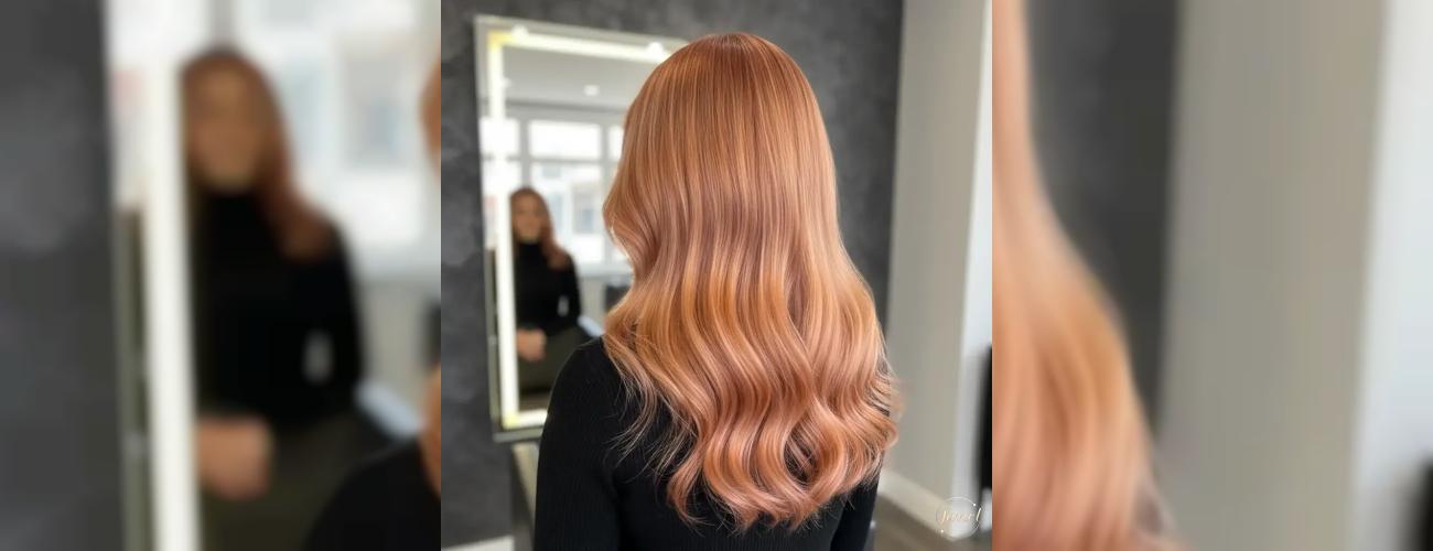 رنگ موی «زردآلویی» (Apricot Crush) رنگ سال برای پوست‌های روشن + فرمول ترکیب