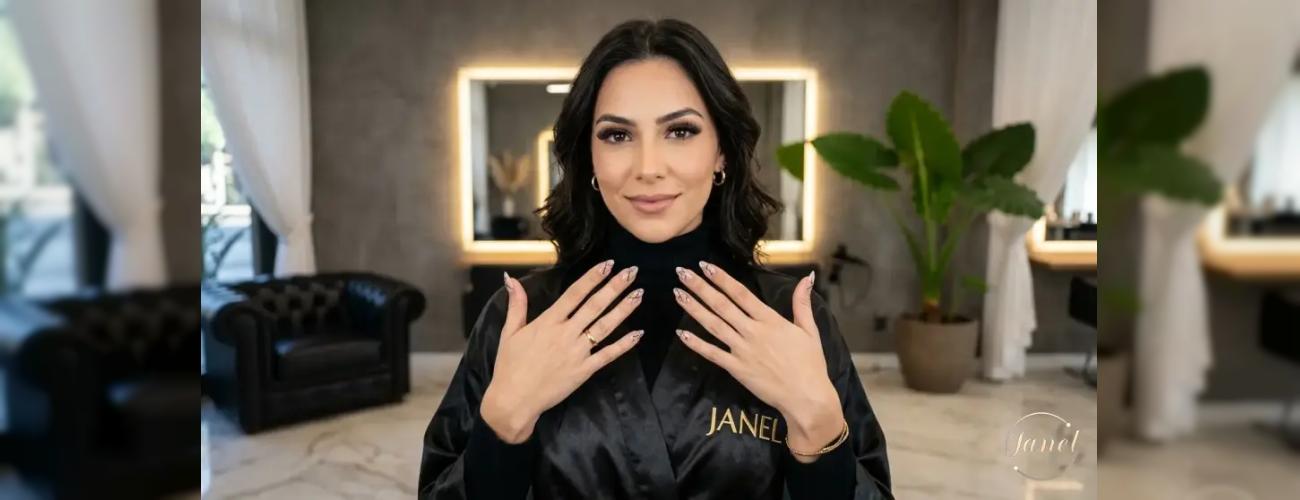 ناخن‌های نود با خطوط مشکی پراکنده (Sketched Nails)