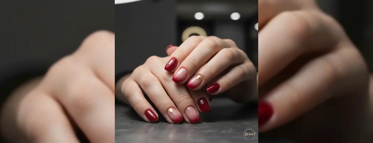 کاشت ناخن بیبی بومر یلدایی جدیدترین مدل ناخن بیبی بومر قرمز درمشهد