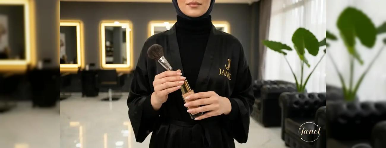 تفاوت میکاپ حرفه‌ای سالنی با میکاپ خانگی در عکاسی پاییزی (راز چهره بی‌نقص در لنز دوربین)