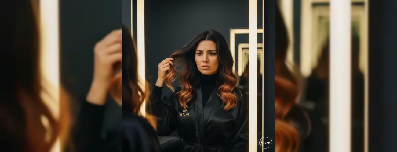 موهای نارنجی شده فرمول جادویی خنثی‌سازی و از بین بردن قرمزی مو درمشهد