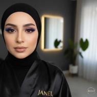 اکستنشن مژه رنگی (آبی، بنفش، شرابی) ترند جسورانه ۱۴۰۴ + عکس و مدل‌ها