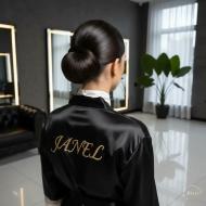 راز درخشش در مهمانی‌ها: راهنمای کامل ست کردن شنیون مو با یقه لباس مجلسی 