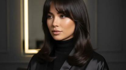 مدل موی «کرتین بنگز» (Curtain Bangs) راز جذابیت چتری پرده‌ای برای انواع صورت + اجرا در مشهد