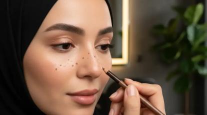 کک و مک مصنوعی (Faux Freckles) تکنیک‌های ایجاد صورت عروسکی با حنا و مداد (بهترین آرایش کک و مک درمشهد)