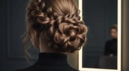 شینیون “بافت روسی” شاهکار حجم و ظرافت ترند ۲۰۲۵ برای بافت مو مجلسی و کلاسیک