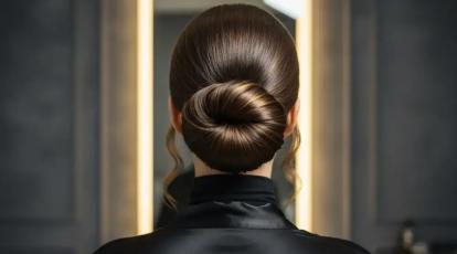 شینیون اروپایی پایین سر جدیدترین مدل مو بسته مجلسی درمشهد