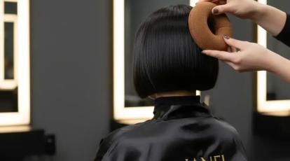 شینیون موی کوتاه درمشهد معجزه حجم‌دهی با پروتز و موی اضافه برای مجالس