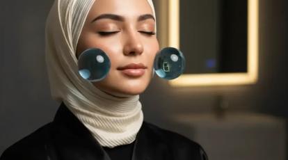 ماساژ صورت با «گوی یخی» (Ice Globes) خداحافظی فوری با پف و خستگی پوست