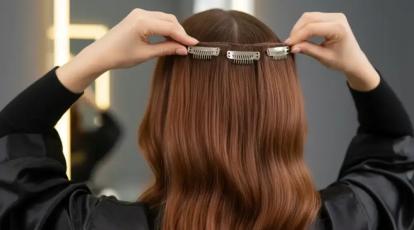 اکستنشن کلیپسی راه حلی موقت برای حجم دادن به مو در مجالس و مهمانی‌ها