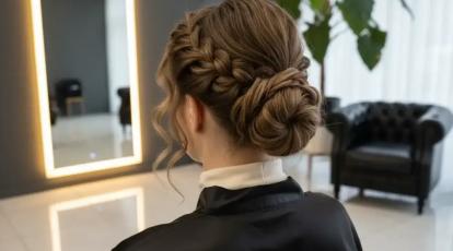 ۱۰ ایده شنیون خیره‌کننده برای موهای کوتاه و تا سر شانه راز جذابیت در مهمانی‌ها