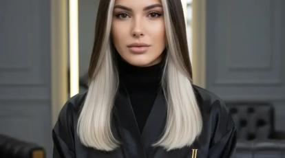 مانی پیسز (Money Pieces) ترند رنگ موی جلوی سر و راز جذابیت سلبریتی‌ها