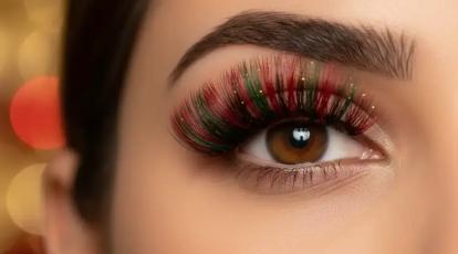 چند ایده ترند کاشت مژه یلدایی و رنگی ۱۴۰4 | بهترین اکستنشن مژه مشهد در سالن جانل