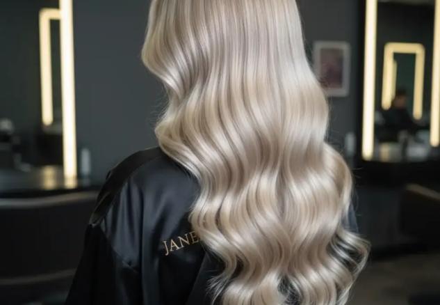 رنگ مو استخوانی درمشهد درخشش مرواریدی برای موهای دکلره شده