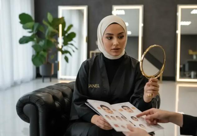 مشاوره و تست میکاپ عروس: راز درخشش بی‌نقص در شب عروسی با سالن جانل